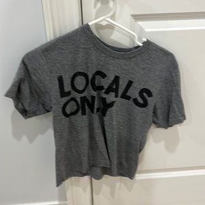 SMALL AV T SHIRT LOCALS ONLY